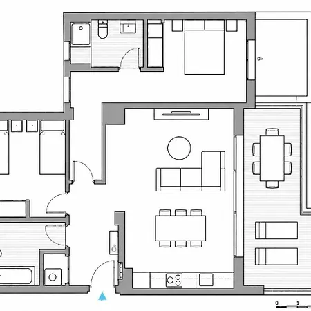 Penthouse Valle Golf & Sea View & Swimming Pool Apartmán *
